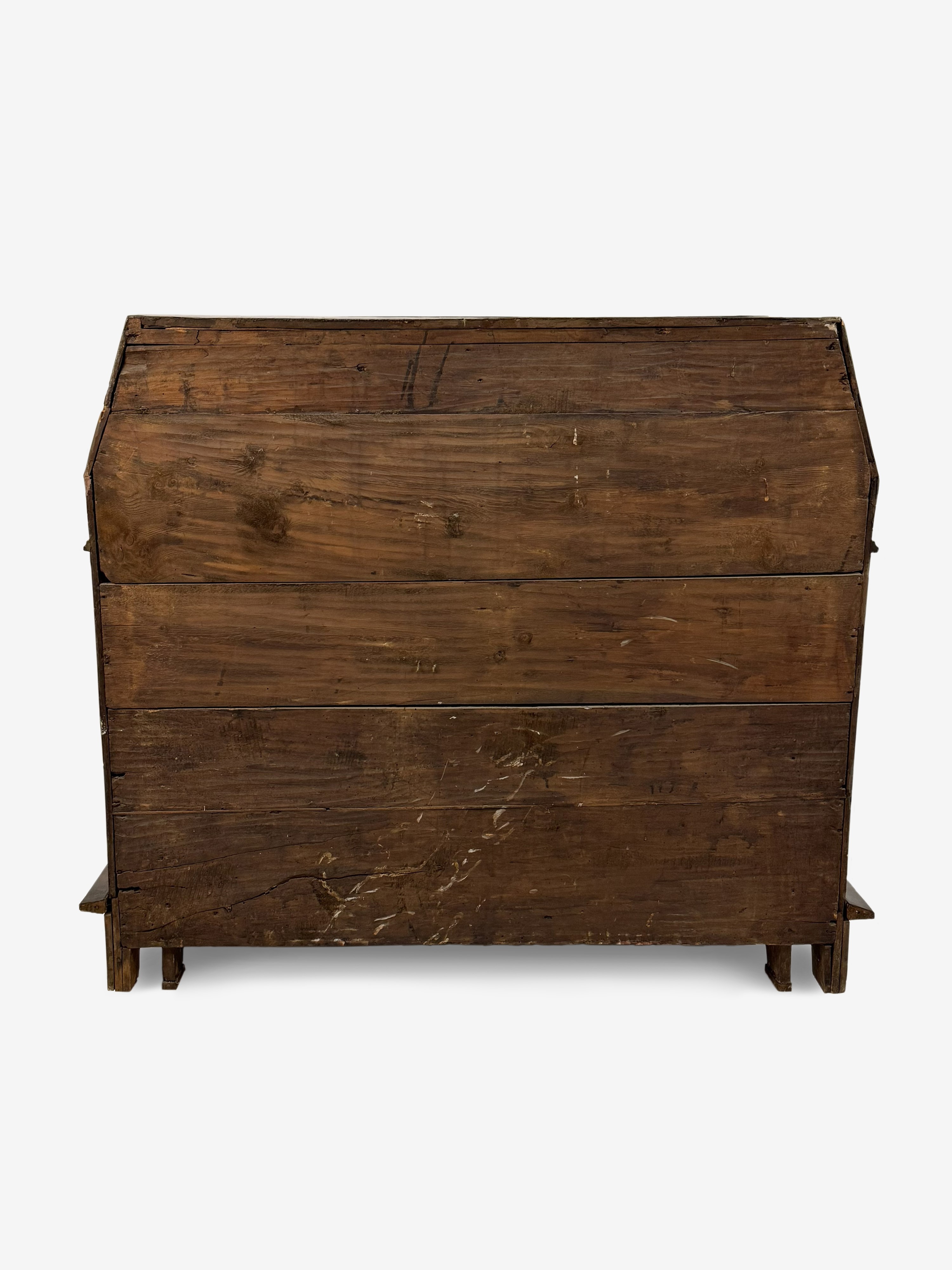 Cassettone a ribalta lastronato in radica di noce, Modena