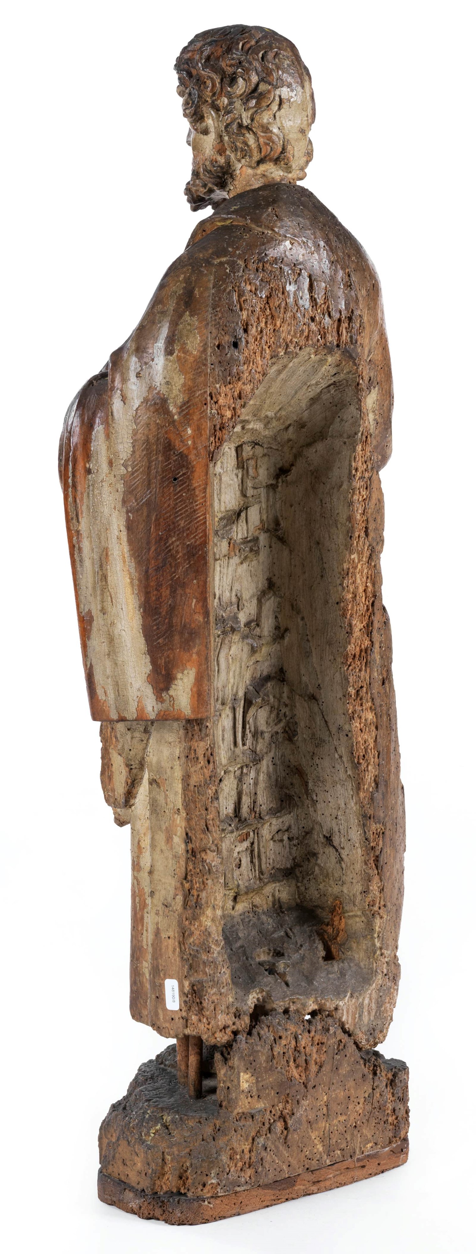 Scultore del XVII Secolo - Santo con Bibbia