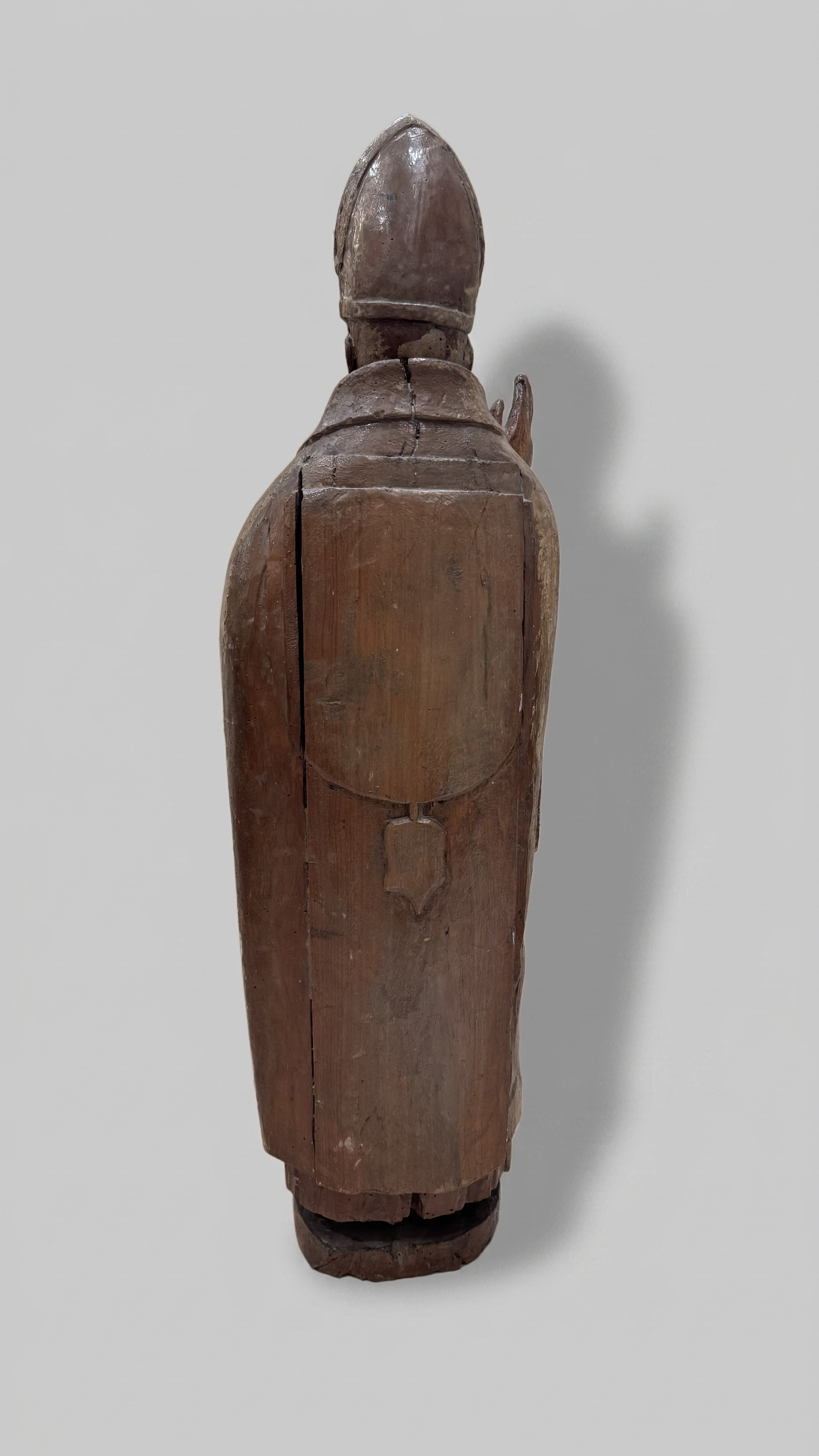 Scultore del XVII Secolo - Santo Vescovo in Atto Benedicente