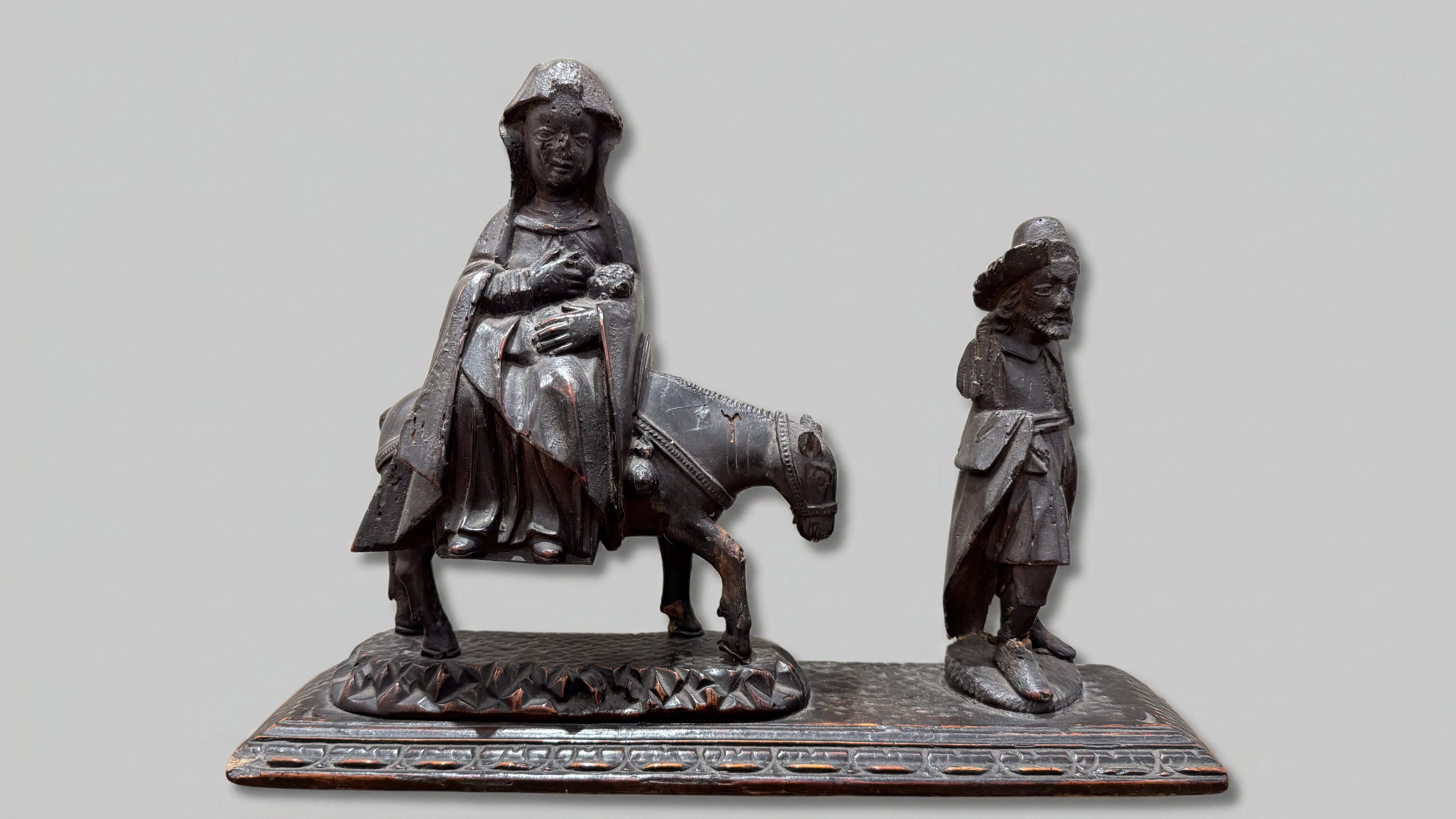 Scultore di Ambito Germanico del XVII Secolo - Fuga in Egitto